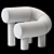 Sleek Modern Armchair Design UMI 3D model small image 5