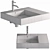 Modern Ceramic Vessel Sink Counter 3D model small image 2