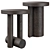 Sleek Scandinavian Side Tables 3D model small image 1