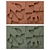 Textured Wall Panels Duo Set 3D model small image 4