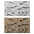 Textured Wall Panels Duo Set 3D model small image 10