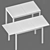 Hoff Sliding Dining Slide Table 3D model small image 3