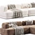  Stylish Bumper Sofa 2 3D model small image 5