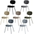 Modern Minimalist Dining Chairs 3D model small image 4