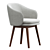 Wayne Arm Dining Chair Elegance 3D model small image 2