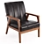 Scandinavian Chic Nikko Accent Chair 3D model small image 6