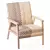 Scandinavian Chic Nikko Accent Chair 3D model small image 7