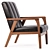 Scandinavian Chic Nikko Accent Chair 3D model small image 10