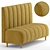 Stylish Green Ralph Sofa 3D model small image 2