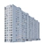 Panel House P-30, 14 Floors 3D model small image 5