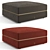 Luxence Maxime Ottoman Set 3D model small image 3