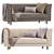 Modern Veneto Sofa Design Model 3D model small image 2