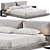 Soft BOCA Bed 3Ds Max 3D model small image 1