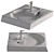 Modern Claro Grande Sink Modeling 3D model small image 2