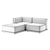 Karimoku N-S02 Compact Lounge Sofa 3D model small image 3