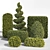  Landscaping Bushes Pack for Vray 3D model small image 2