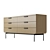 Modern 6-Drawer Boldin Chest 3D model small image 1