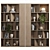 Modular Bookcase with High-Quality Textures 3D model small image 1