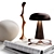 Modern Decor Set: Como Lamp & Magnuson Glasses 3D model small image 2