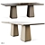  Stylish Ana Roque BILLY Table 3D model small image 1