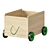 FLISAT Toy Storage Trolley 3D model small image 1