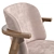 Elegant Nowe Dining Chair 3D model small image 4