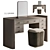 Luxurious CRIS II Dressing Table 3D model small image 1