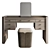 Luxurious CRIS II Dressing Table 3D model small image 2