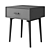 Chic 1-Drawer Nightstand by Novogratz 3D model small image 8