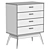 Scandinavian Chest of Drawers Model 3D model small image 4