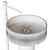 Modern Freestanding Washbasin Filorigo Set 3D model small image 5