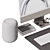 Apple-themed Desktop Decor Set 3D model small image 12