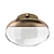 Elegant Gaia Wall Light 3D model small image 1