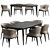 Modern Playground Dining Set 3D model small image 1