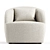 Seamless Textured 3D Model Armchair 3D model small image 3