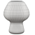 Modern Ribbed Glass Table Lamp 3D model small image 4