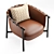 Luxury Fendi Cleo Armchair 3D model small image 4