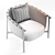 Luxury Fendi Cleo Armchair 3D model small image 5