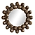 Flora Polyhedron Beaded Mirror 3D model small image 1