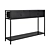 Metal Black Console with Drawers 3D model small image 5