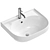 Ceramic Basin Art&Max AM-78364 3D model small image 1