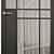 Modern Entrance Door Set 8 3D model small image 2