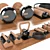 Pent Home Gym Equipment 3D model small image 2