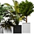 Sleek Indoor Plants for 3D 3D model small image 2