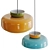 Maracana Ceramic Glass Pendant Light 3D model small image 2