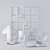 Modern Decor Set by Ted Larsen 3D model small image 4