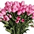 Elegant Tulip Bouquet Arrangement 3D model small image 2