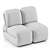 Modern Ergonomic Leisure Chair 3D model small image 5