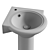 DIWO Pskov Corner Sink 3D model small image 4