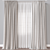 Versatile 3D Curtain Model Square 3D model small image 1